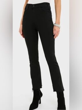 MOTHER High-Rise Black Jeans